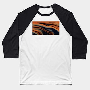 Orange and Blue Baseball T-Shirt